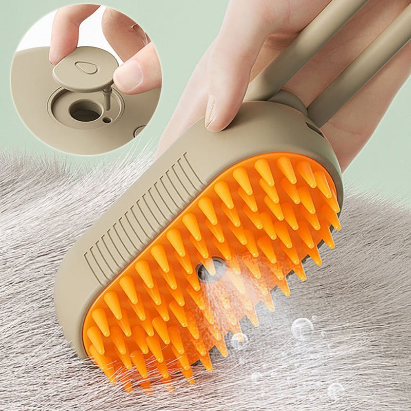 3 - in - 1 Electric Steam Brush for Cats & Dogs | Steamy Grooming & Hair Removal Comb - Ferano Pet3 - in - 1 Electric Steam Brush for Cats & Dogs | Steamy Grooming & Hair Removal CombFerano Pet3 - in - 1 Electric Steam Brush for Cats & Dogs | Steamy Grooming & Hair Removal CombLight PurpleUSB