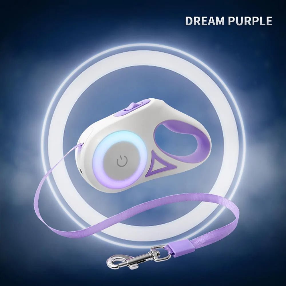 Automatic Retractable Lighting Dog Leash - Ferano PetAutomatic Retractable Lighting Dog LeashFerano PetAutomatic Retractable Lighting Dog LeashPurple3m