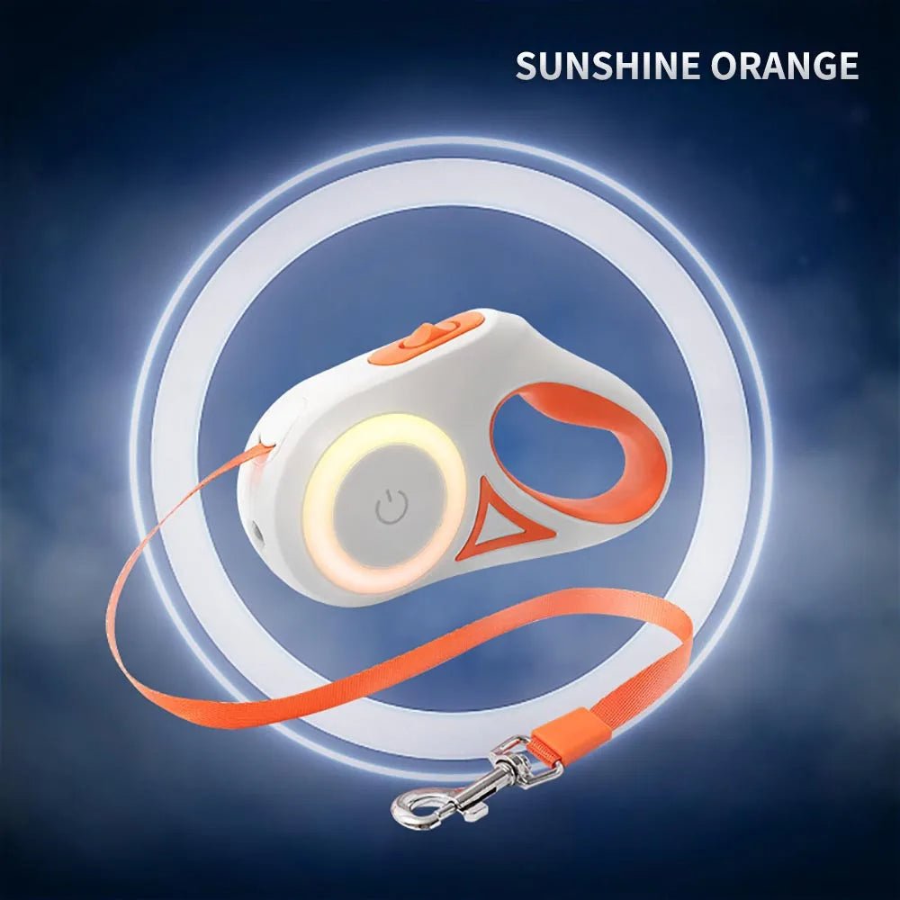 Automatic Retractable Lighting Dog Leash - Ferano PetAutomatic Retractable Lighting Dog LeashFerano PetAutomatic Retractable Lighting Dog LeashOrange3m