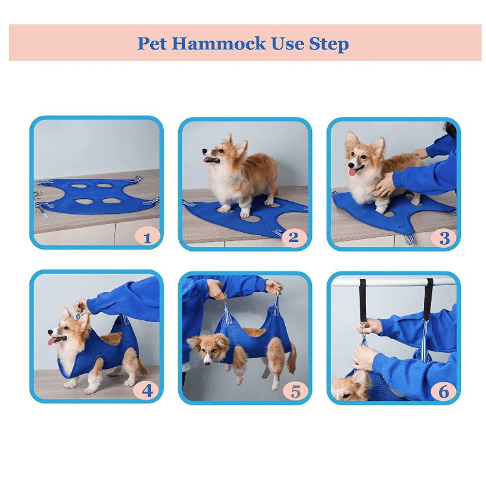 Cat Grooming Restraint Bag with Hammock - Ferano PetCat Grooming Restraint Bag with HammockFerano PetCat Grooming Restraint Bag with Hammock6 - 10KGBlue