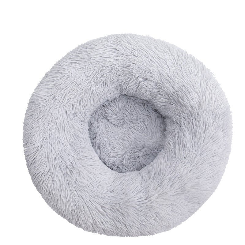 Comfortable Donut Bed for Pets - Ferano PetComfortable Donut Bed for PetsFerano PetComfortable Donut Bed for PetsSize SGray