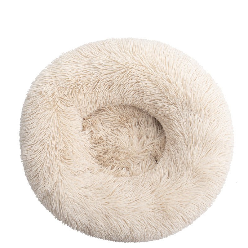 Comfortable Donut Bed for Pets - Ferano PetComfortable Donut Bed for PetsFerano PetComfortable Donut Bed for PetsSize SBeige