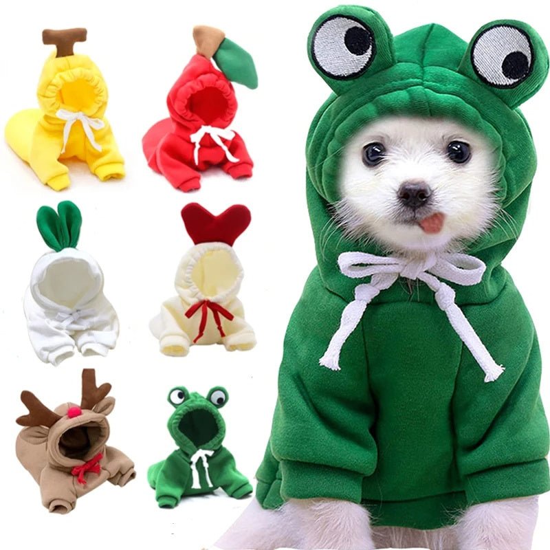Cute Fruit Dog Clothes For Small Dogs Hoodies Winter Warm Fleece Pet - Ferano PetCute Fruit Dog Clothes For Small Dogs Hoodies Winter Warm Fleece PetFerano PetCute Fruit Dog Clothes For Small Dogs Hoodies Winter Warm Fleece PetXS4 Style