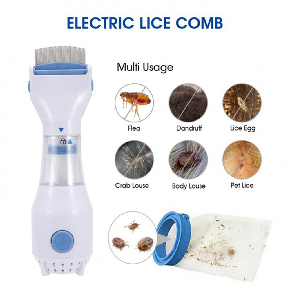 Electric Lice Grabber for Pets - Ferano PetElectric Lice Grabber for PetsFerano PetElectric Lice Grabber for PetsUS plug