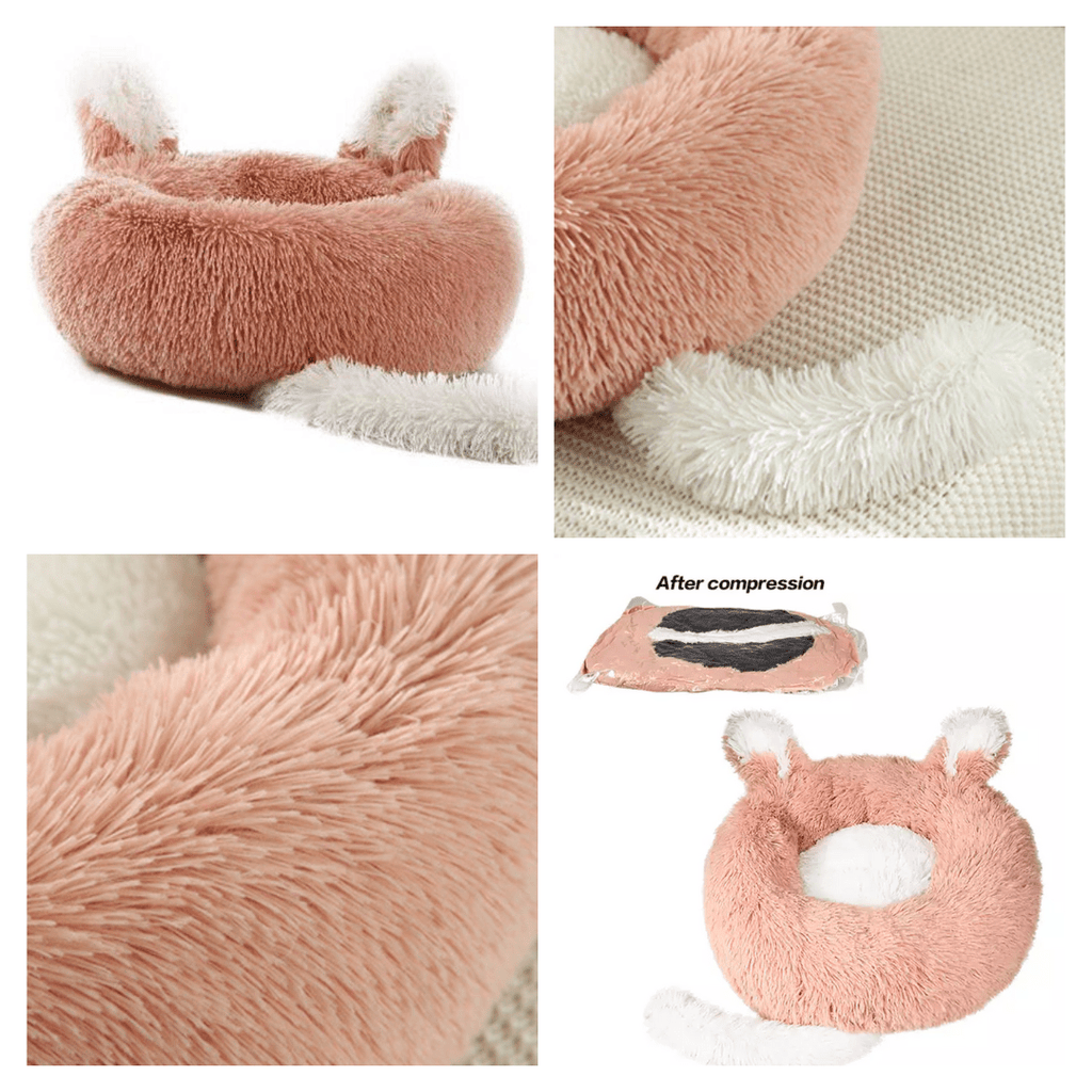 Fast Shipping Plush Pet Bed with Ears and Tail for Cats and Small Dogs - Ferano PetFast Shipping Plush Pet Bed with Ears and Tail for Cats and Small DogsFerano PetFast Shipping Plush Pet Bed with Ears and Tail for Cats and Small Dogs