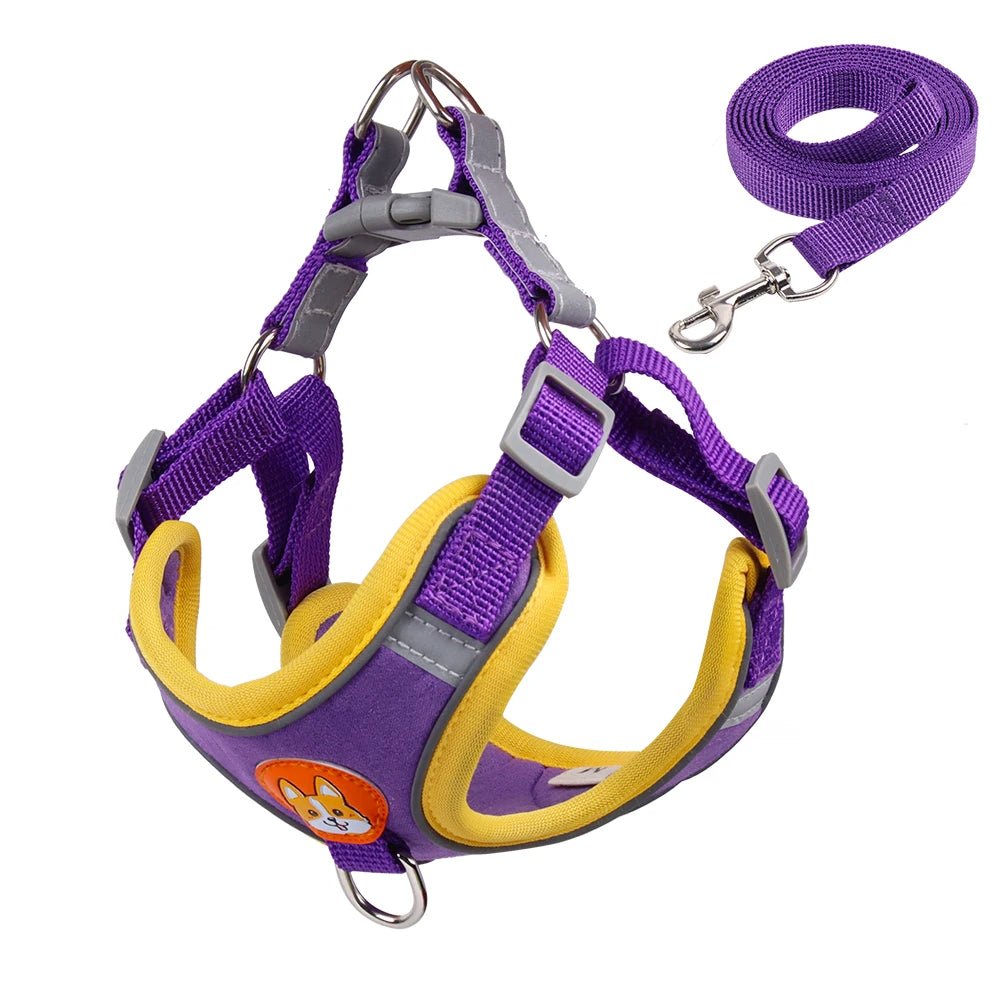 Pet Cat Harness And Leash Set - Ferano PetPet Cat Harness And Leash SetFerano PetPet Cat Harness And Leash SetPurpleSize S