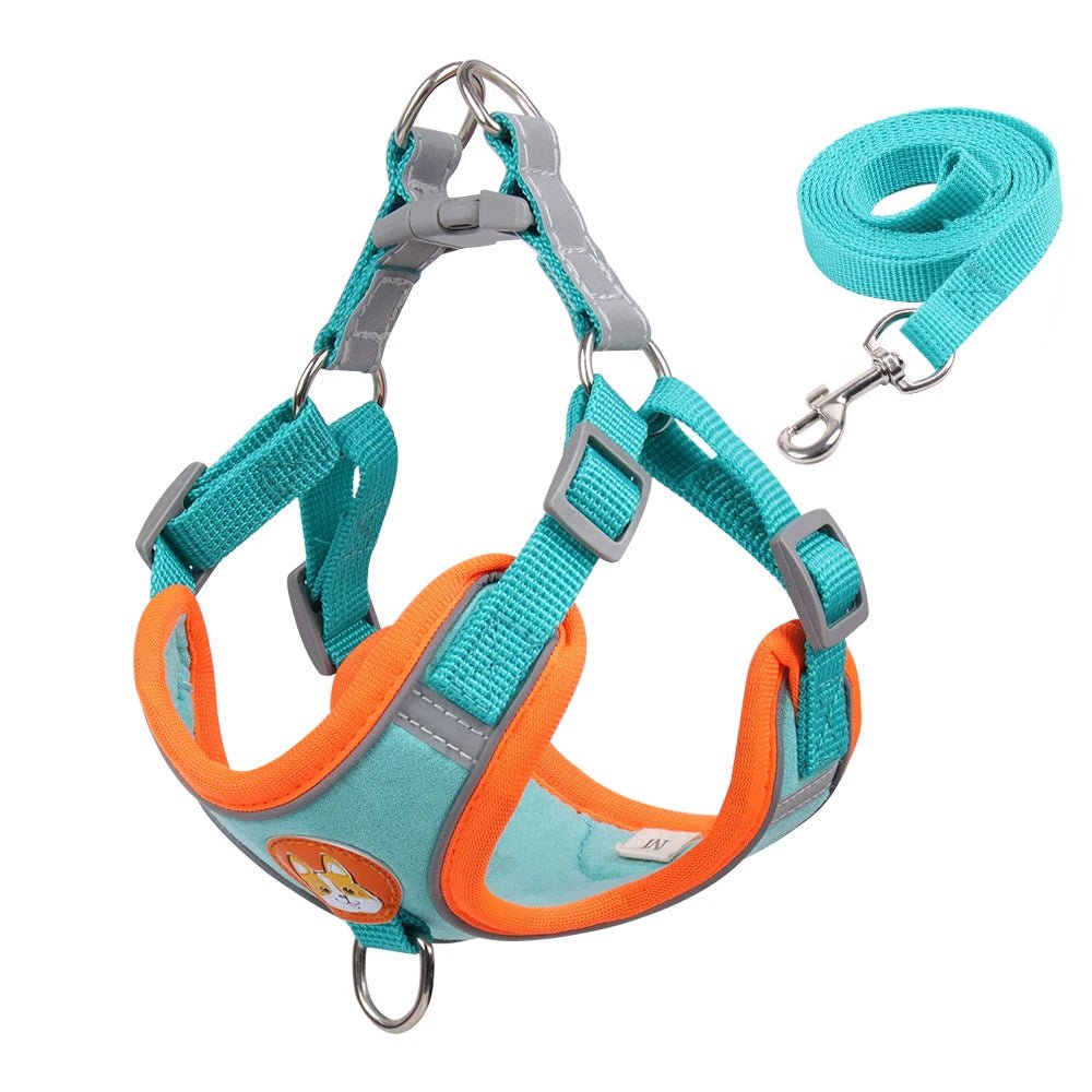 Pet Cat Harness And Leash Set - Ferano PetPet Cat Harness And Leash SetFerano PetPet Cat Harness And Leash SetBlueSize S