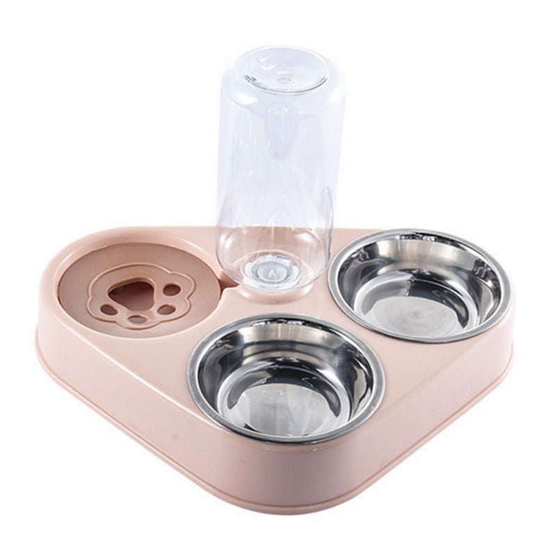 Pet Food Bowls 3 in 1 - Ferano PetPet Food Bowls 3 in 1Ferano PetPet Food Bowls 3 in 1Pink