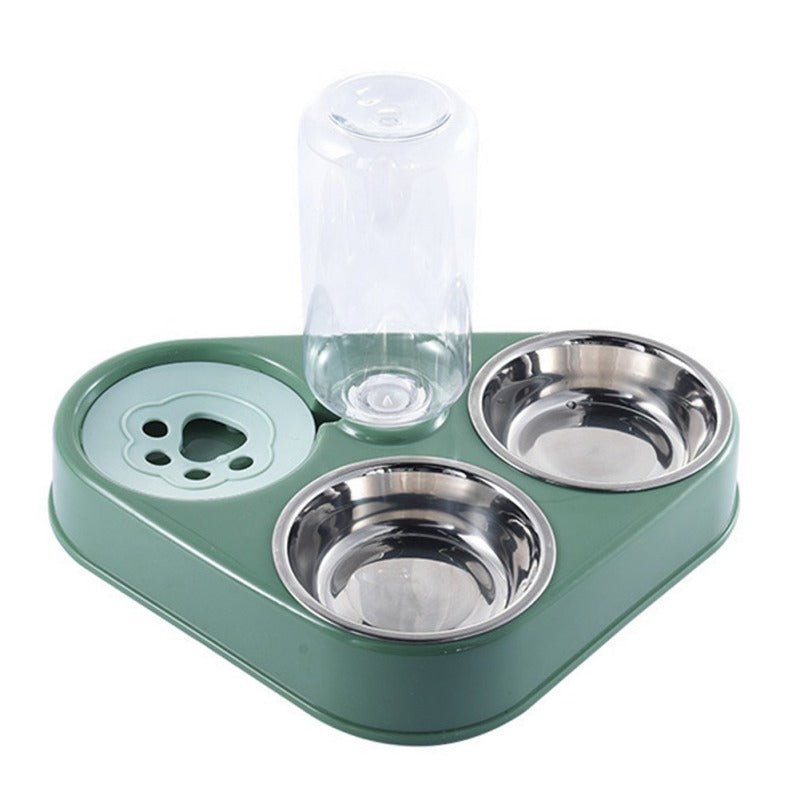 Pet Food Bowls 3 in 1 - Ferano PetPet Food Bowls 3 in 1Ferano PetPet Food Bowls 3 in 1Green