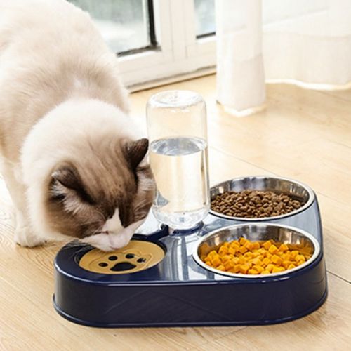 Pet Food Bowls 3 in 1 - Ferano PetPet Food Bowls 3 in 1Ferano PetPet Food Bowls 3 in 1Navy Blue