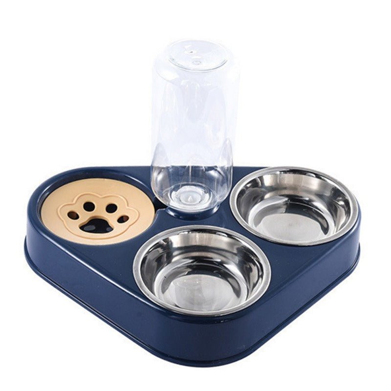 Pet Food Bowls 3 in 1 - Ferano PetPet Food Bowls 3 in 1Ferano PetPet Food Bowls 3 in 1Navy Blue