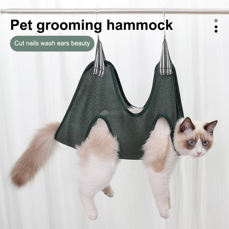 Pet Grooming Hammock – Safe & Easy Nail Trimming - Ferano PetPet Grooming Hammock – Safe & Easy Nail TrimmingFerano PetPet Grooming Hammock – Safe & Easy Nail TrimmingBlackL