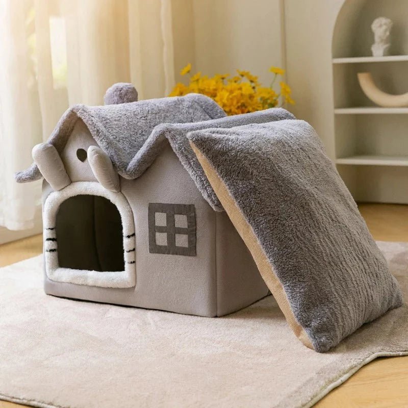 Removable Roof Plush Pet House - Ferano PetRemovable Roof Plush Pet HouseFerano PetRemovable Roof Plush Pet HouseSBrown