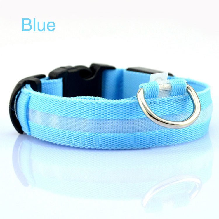 Safety Dog LED Collar - Ferano PetSafety Dog LED CollarFerano PetSafety Dog LED CollarBlue x trackerL