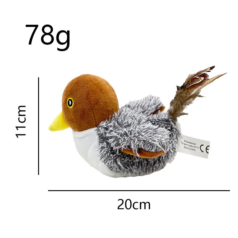 USB Rechargeable Flapping Bird Cat Toy – Interactive Plush Pet Toy - Ferano PetUSB Rechargeable Flapping Bird Cat Toy – Interactive Plush Pet ToyFerano PetUSB Rechargeable Flapping Bird Cat Toy – Interactive Plush Pet ToySparrow17cm